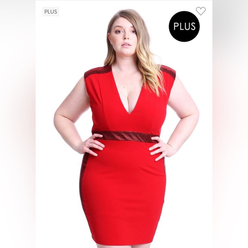 Showstopper PLUS Bodycon Mini Dress